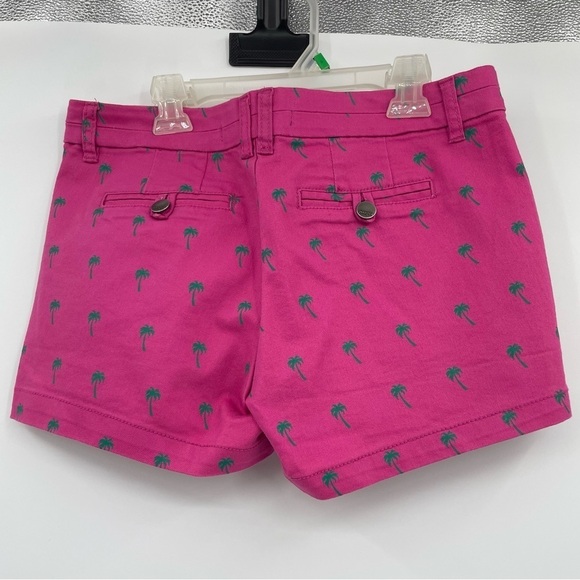 Harper Palm Tree Print Shorts – Pink & Green, Size Small - Picture 2 of 7